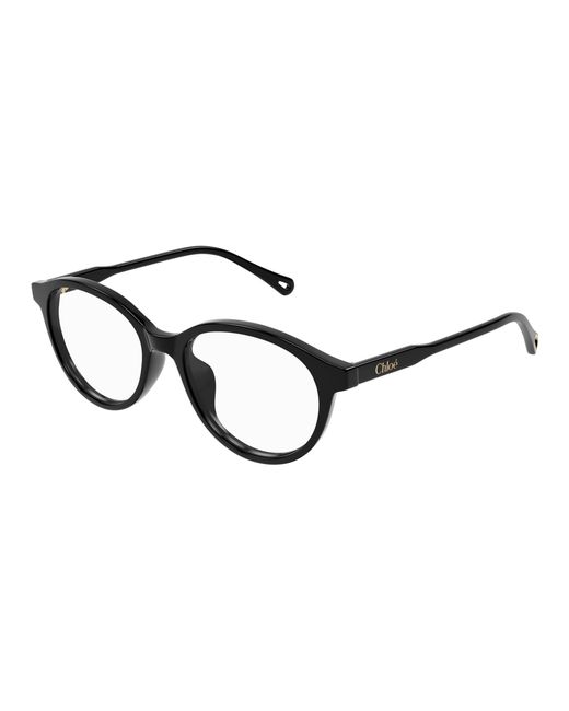 Chloé Black Ch0316Oa 001 Optical Frames Acetate Transparent Round