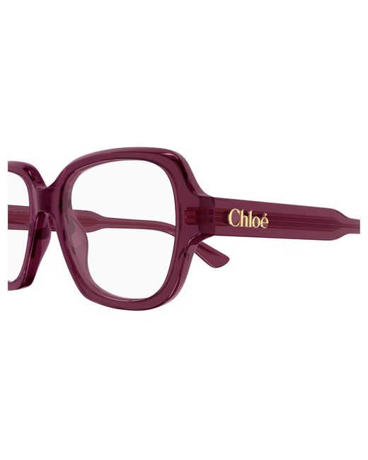 Chloé Black Ch0341O 005 Optical Frames Acetate Transparent Geometric