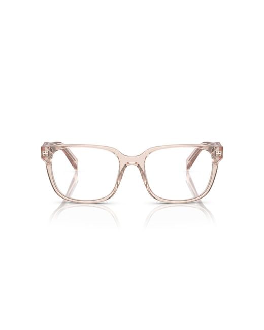 Prada Black Pr 17Zv 15J1O1 Optical Frames Acetate Squared Normal