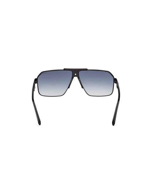 Guess Black Gu00305 01W Sunglasses Metal Squared Normal for men