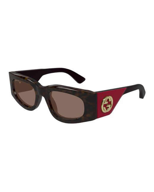 Gucci Black Gg1664S 004 Sunglasses Acetate Squared