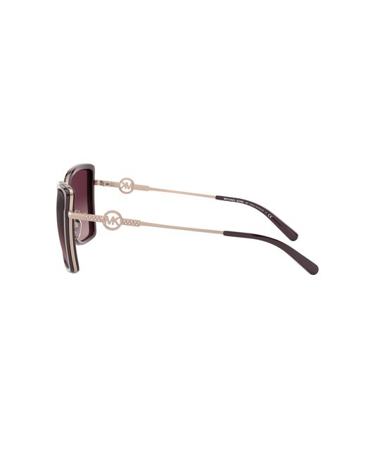 Michael Kors Black Mk1067B Corsica 11088H Sunglasses Metal Bordeaux Butterfly Normal Shaded