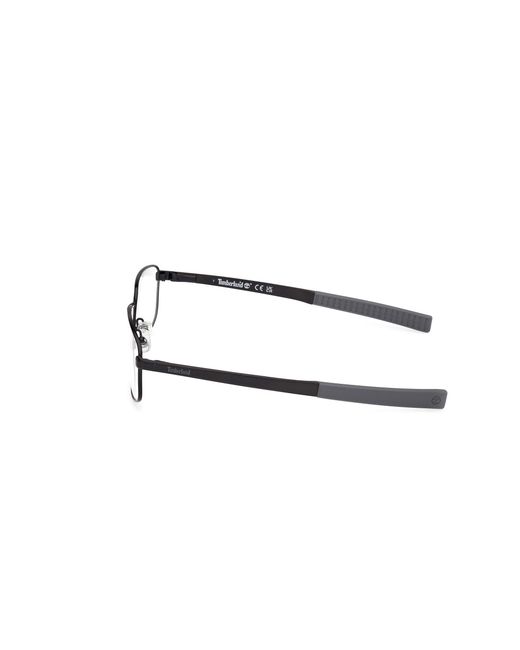 Timberland Black Tb50078 002 Optical Frames Metal Squared Normal for men