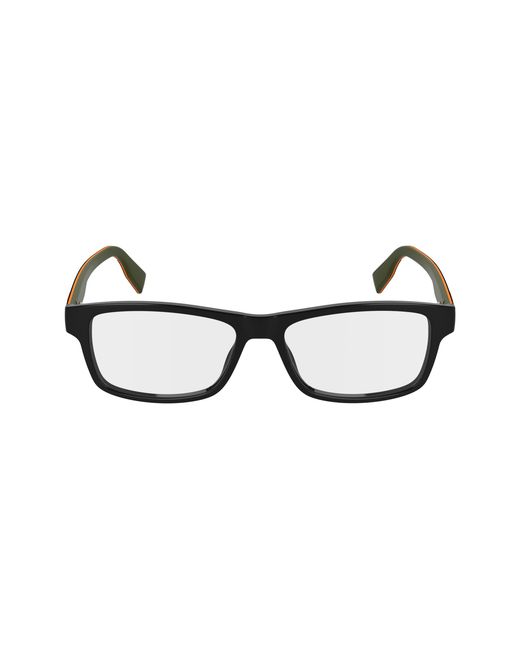 Lacoste Black 001 Optical Frames Bio-Inject Squared Normal for men