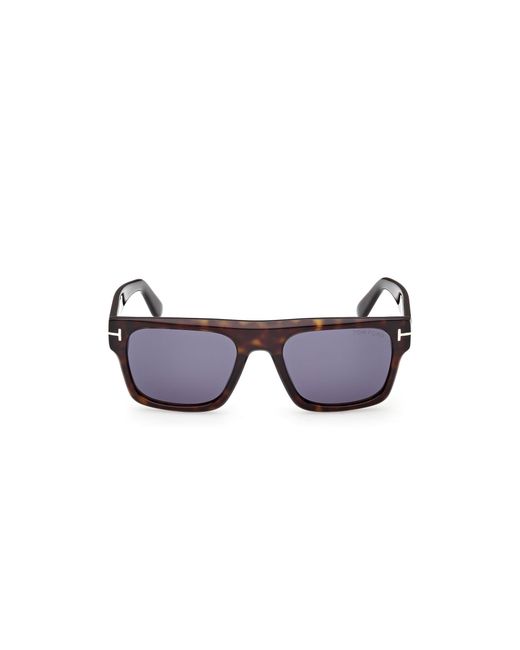 Tom Ford Black Ft1337 Cyrus-02 52V Sunglasses Acetate Squared Normal for men