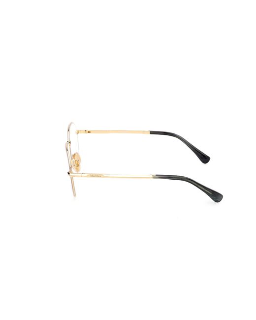 Max Mara Black Mm5178 030 Optical Frames Metal Pilot Normal