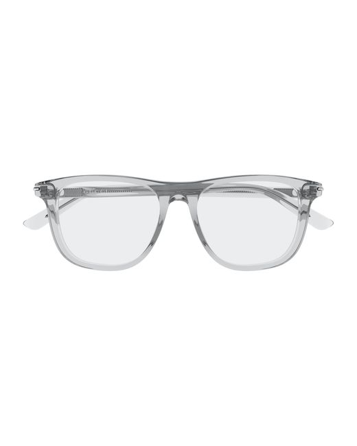 Gucci Black Gg2130O 008 Optical Frames Acetate Transparent Squared for men