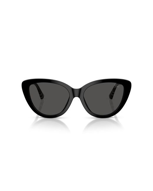 Burberry Black Be4457 416587 Sunglasses Acetate Cat Eye Normal