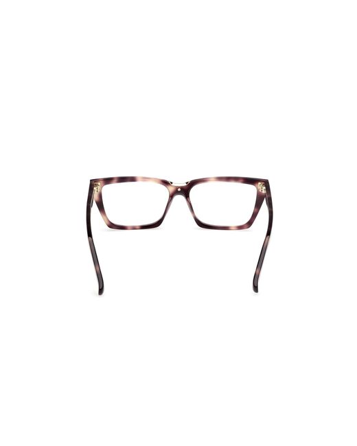 Max Mara Black Mm5180 052 Optical Frames Acetate Squared Normal