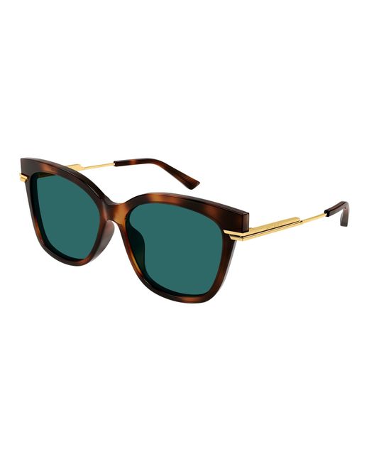 Bottega Veneta Black Bv1296Sa 003 Sunglasses Acetate Cat Eye