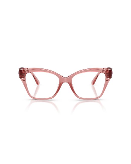 Swarovski Black Sk2056U 3001 Optical Frames Injected Cat Eye Normal
