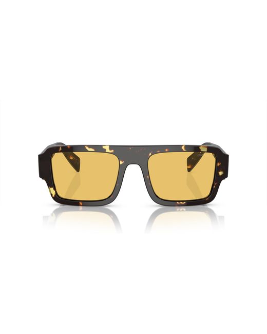 Prada Black Pr A05S 16O10C Sunglasses Acetate Squared Normal for men