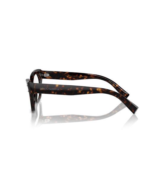Dolce & Gabbana Black Dg3385 502 Optical Frames Acetate Transparent Cat Eye Normal