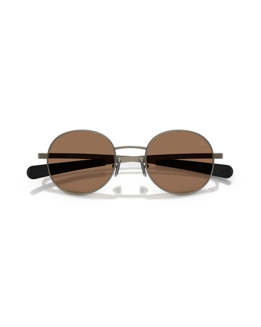 Moncler Black Me4016 Centro 100273 Sunglasses Metal Round Normal
