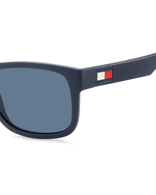 Tommy Hilfiger Black Th 1556/S 8Ru/Ku Sunglasses Plastic Squared Normal for men
