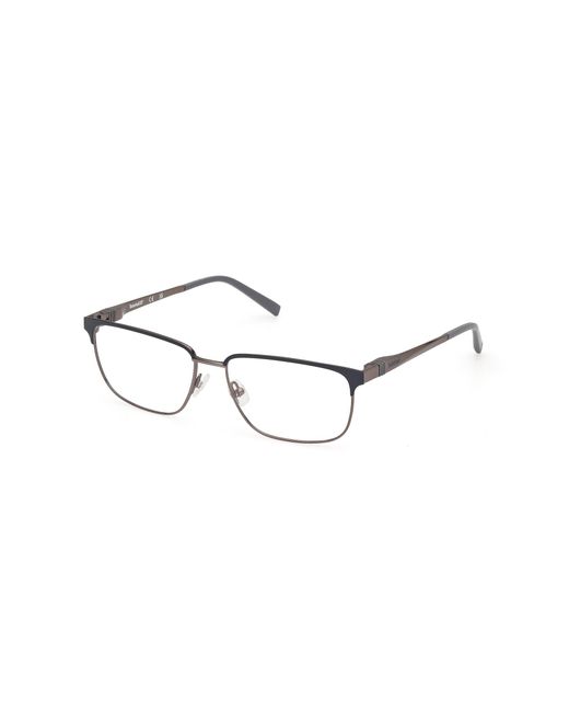 Timberland Black Tb50027 091 Optical Frames Metal Squared Normal for men
