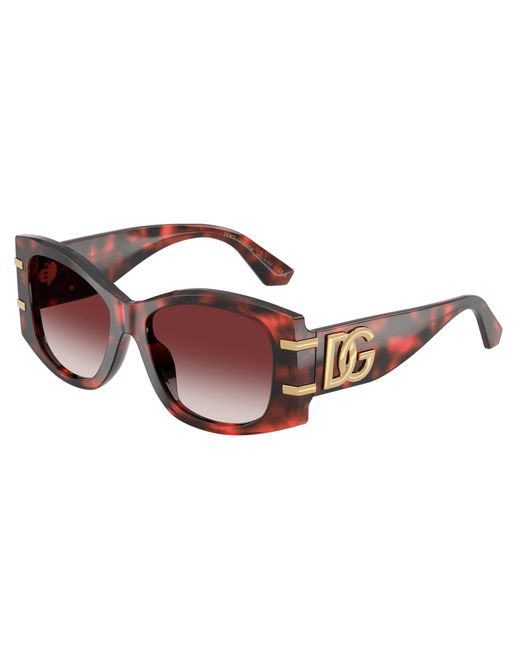 Dolce & Gabbana Black Dg4501 33588H Sunglasses Acetate Bordeaux Butterfly Normal Shaded