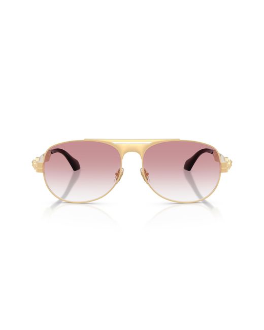 Versace Black Ve2302 15233B Sunglasses Metal Pilot Normal Nuanced for men