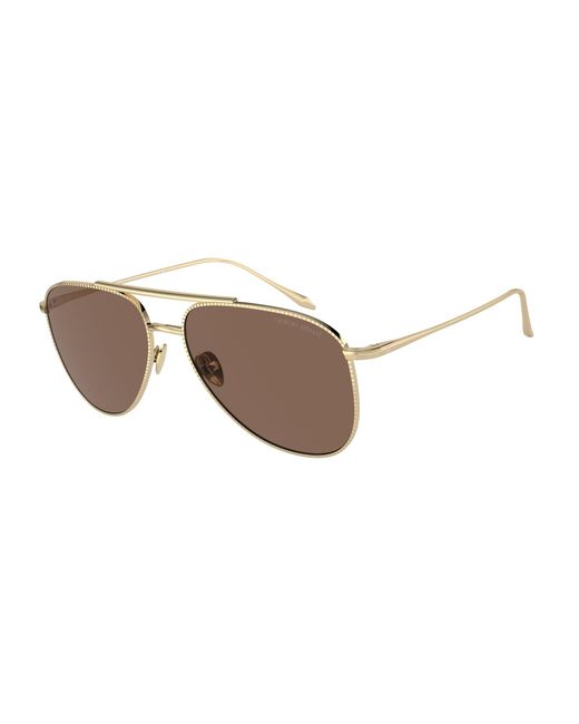 Giorgio Armani Black Ar6152 301373 Sunglasses Metal Pilot Normal