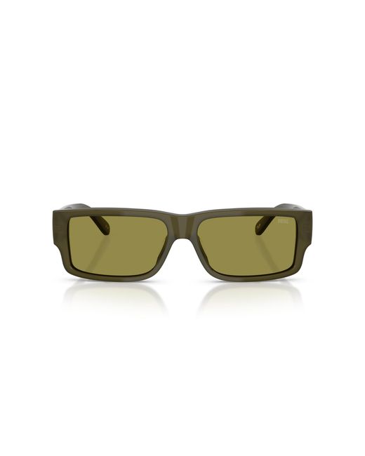 DIESEL Green Dl2003 2024/2 Sunglasses Acetate Squared Normal for men