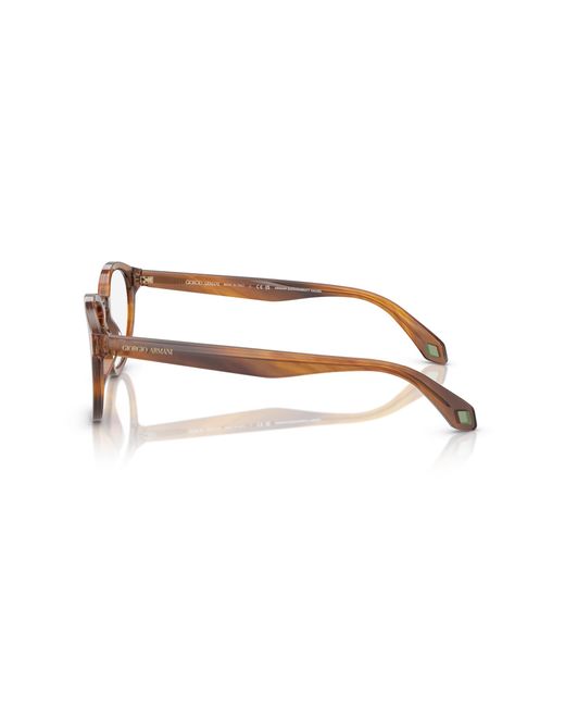 Giorgio Armani Black Ar7248 6163 Optical Frames Acetate Transparent Pantos Normal for men