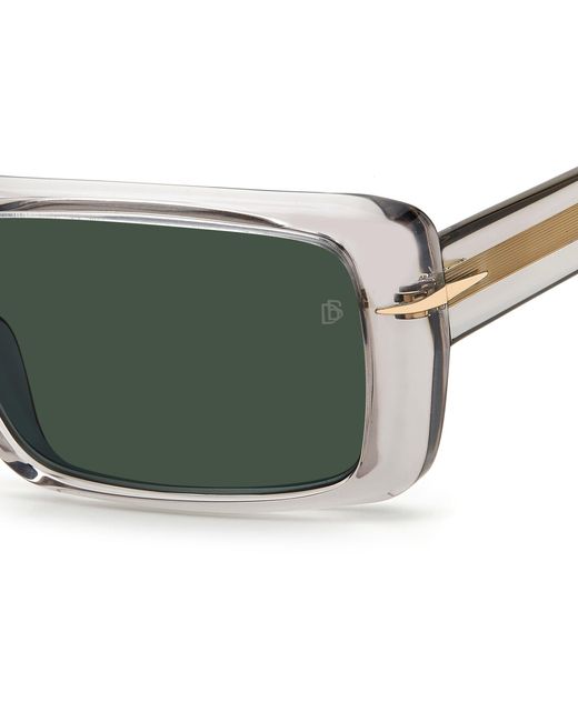 David Beckham Black Db 7063/S Kb7/Qt Sunglasses Acetate Squared Normal for men