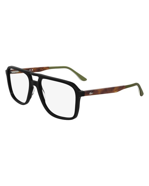 Lacoste Black L2991 001 Optical Frames Acetate Pilot Normal