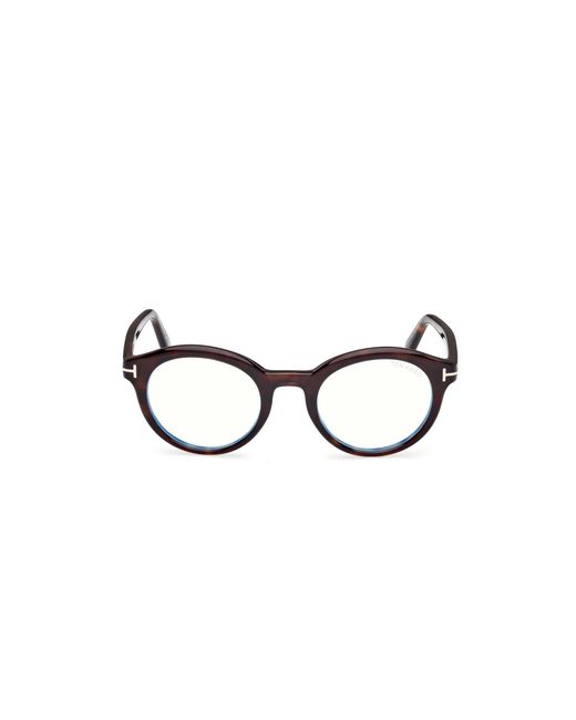 Tom Ford Black Ft6061-B 052 Optical Frames Acetate Round Normal