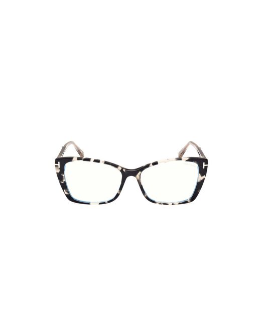 Tom Ford Black Ft5893-B 005 Optical Frames Acetate Butterfly Normal