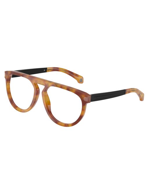Moncler Black Me2007 3011 Optical Frames Acetate Transparent Pilot Normal