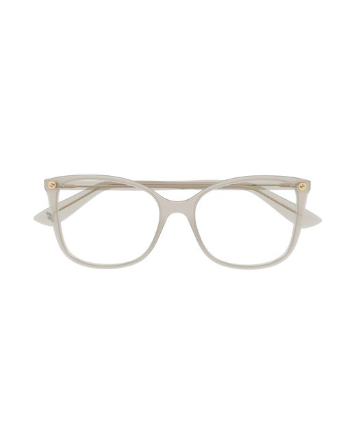 Gucci Black Gg0026O 016 Optical Frames Acetate Transparent Cat Eye