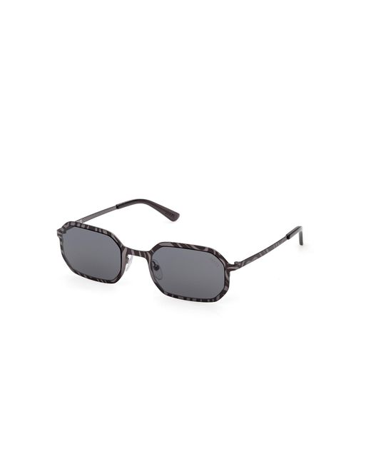 Emilio Pucci Black Ep0248 05A Sunglasses Metal Smoke Geometric Normal