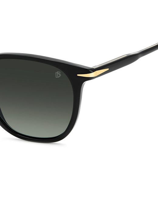 David Beckham Black Db 1160/S 807/Lb Sunglasses Acetate Squared Polarized Shaded for men