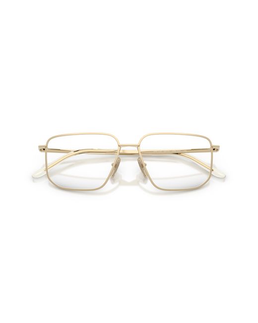 Prada Black Pr C52V Zvn1O1 Optical Frames Metal Squared Normal