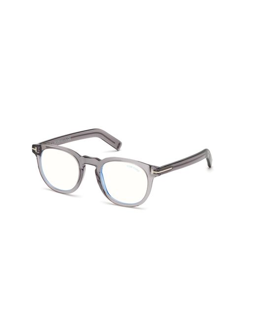 Tom Ford Black Ft5629 020 Optical Frames Acetate Round Anti- Light for men
