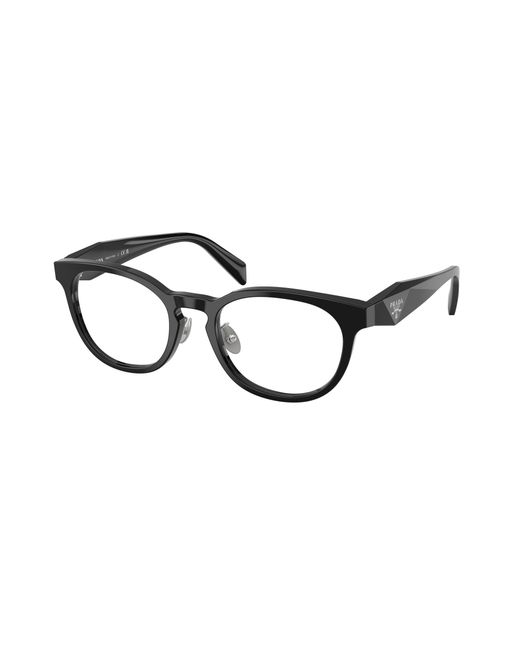 Prada Black Pr B06Vd 16K1O1 Optical Frames Acetate Transparent Pantos Normal