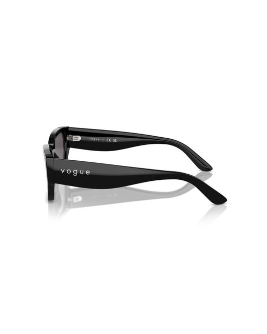 Vogue Eyewear Black Vo5586S W44/87 Sunglasses Acetate Squared Normal