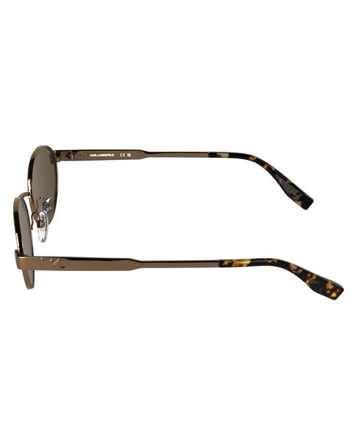 Karl Lagerfeld Black Kl366S 717 Sunglasses Metal Round Normal