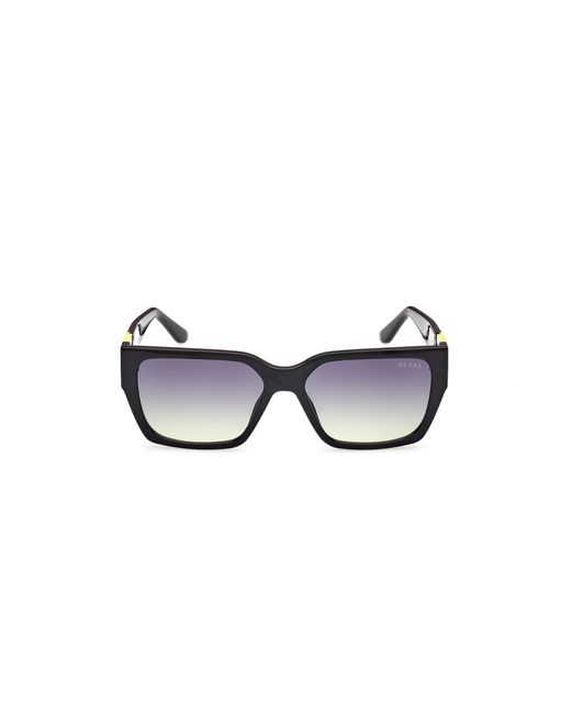 Guess Black Gu7916 41B Sunglasses Injected Squared Normal Shaded