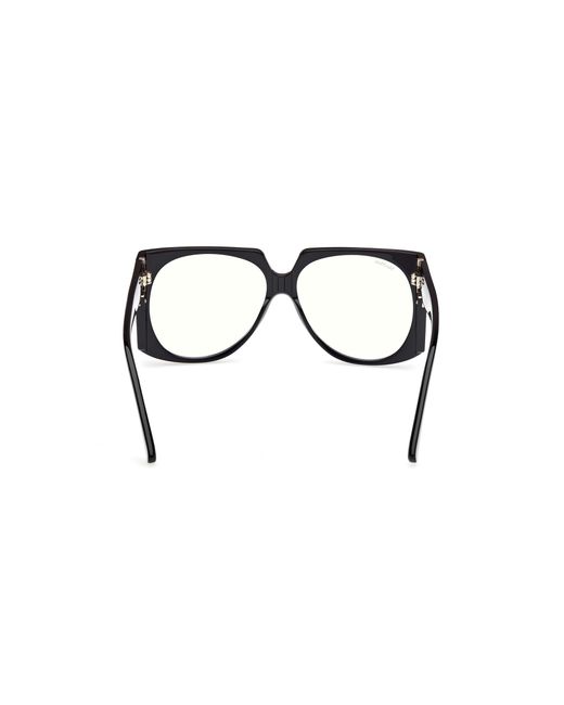 Max Mara Black Mm5181-B 001 Optical Frames Acetate Round Normal