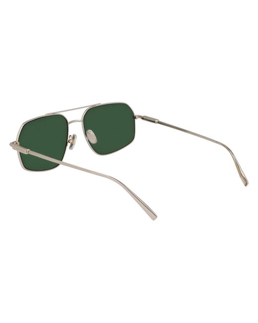 Ferragamo Black Sf313S 746 Sunglasses Metal Squared Normal Normal for men