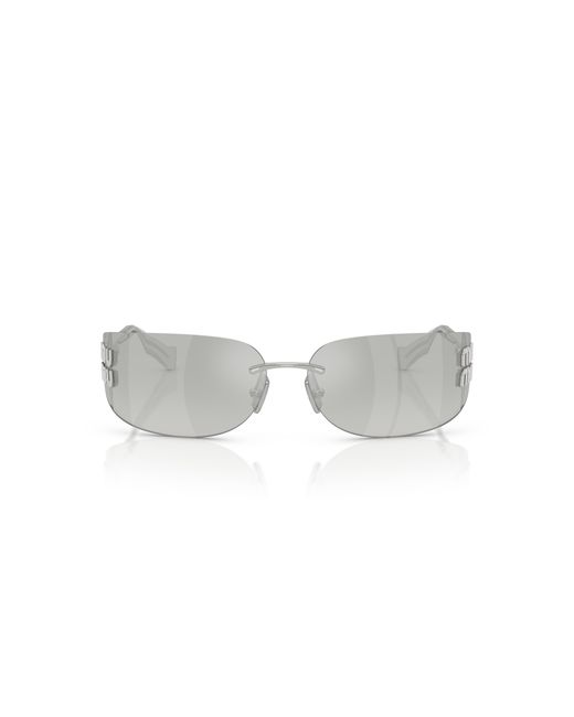 Miu Miu Black Mu A51S 1Bc10Y Sunglasses Metal Squared Normal Nuanced