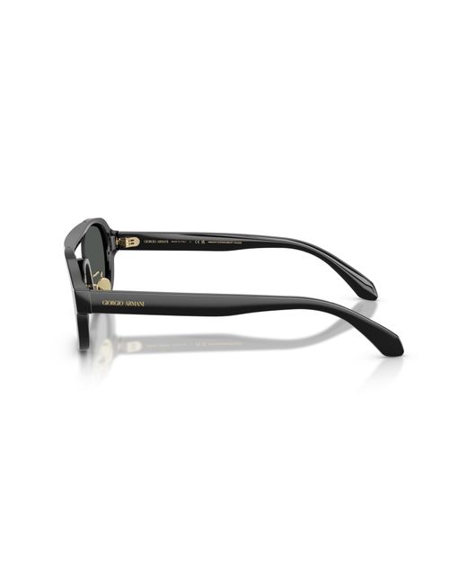 Giorgio Armani Black Ar8247 500187 Sunglasses Acetate Geometric Normal for men