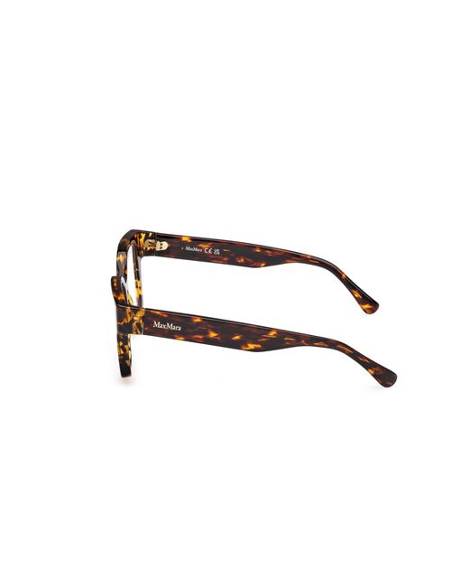Max Mara Black Mm5184 052 Optical Frames Acetate Geometric Normal