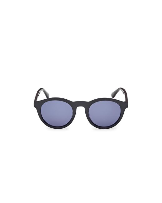 Web Black We0398 92V Sunglasses Acetate Round Normal for men