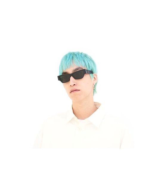 Retrosuperfuture Black K8U Nameko Sunglasses Acetate Squared Normal