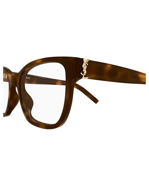 Saint Laurent Black Sl M158 009 Optical Frames Acetate Transparent Cat Eye