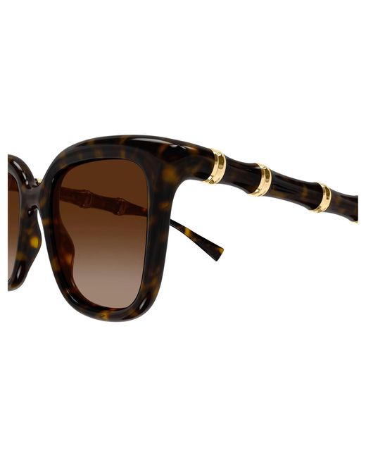Gucci Black Gg2058S 002 Sunglasses Injected Squared
