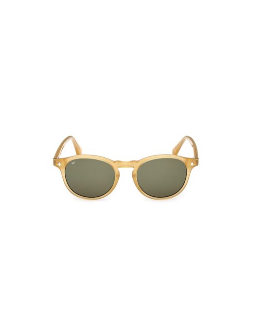 Web Black We0328 41N Sunglasses Acetate Round Normal