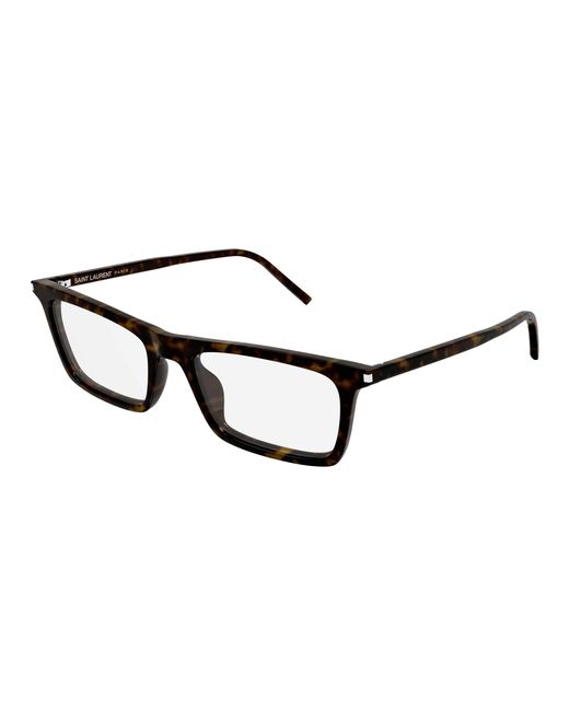 Saint Laurent Black Sl 890 Betty Thin Opt 002 Optical Frames Acetate Transparent Squared